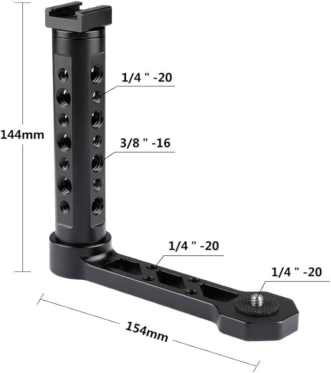 CAMVATE Universal L Bracket Handle for RoninS/Zhiyun Crane Handheld Gimbal