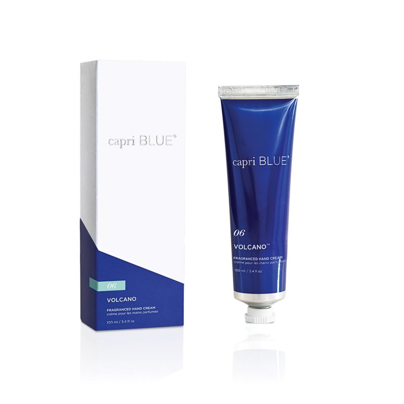 Capri Blue Moisturizing Hand Cream Travel Size – Signature Collection – Nourishing Hand Cream for Dry Cracked Hands with Jojoba Oil & Shea Butter – Purse Essentials for Skin Care (Volcano, 3.4 oz)