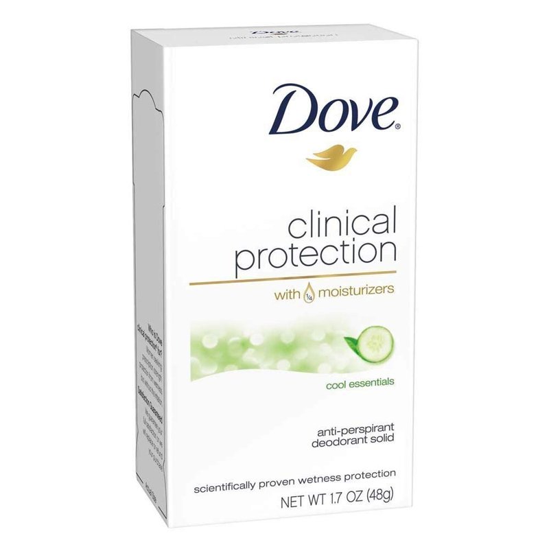 Dove Antiperspirant Deodorant for Women - Clinical Protection, 3-Pack | 1.7 Oz Each, Cool Essentials