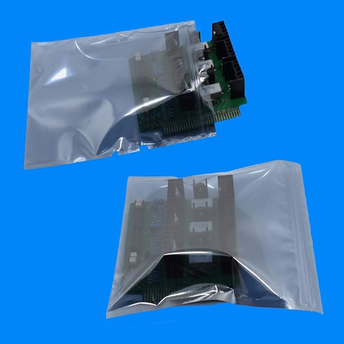 Daarcin Anti Static Bags,ESD Bags,100pcs Mixed Sizes Antistatic Resealable Bag for 3.5 Hard Drive, 2.5 Solid State Drive with Labels, ESD Shielding Bag for Varieties of Electronic Device