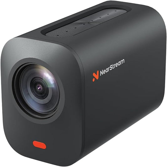 NearStream VM33 Gen 2 2K Wireless Streaming Camera with 40X Zoom, App Control, 6H Battery, RTMP & NDI Protocol, 8 Noise Canceling Mics/External Mic Input, Multi-cam, Stream on Facebook/YouTube/Twitch
