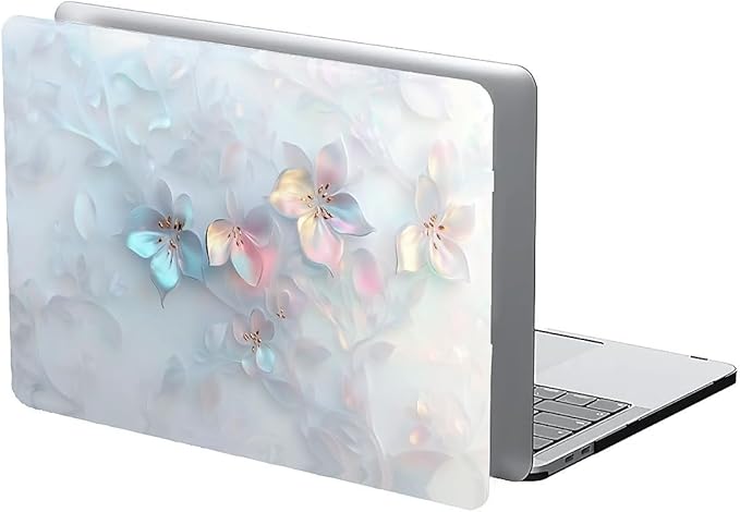 COTAIL Compatible with MacBook Air 13.3 13.6 Inch Case 2022 2021 2020 2019 Plastic Hard Shell Case Cover,13.6 Air (A2681) M2 2022, Floral