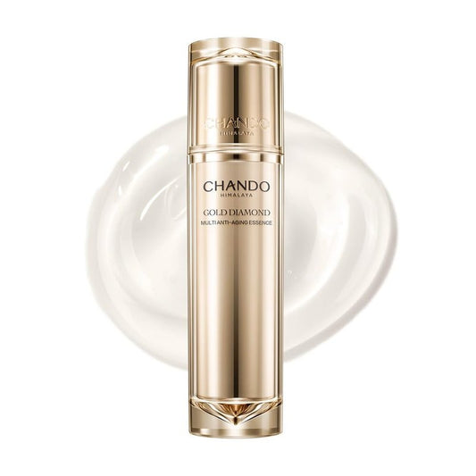 CHANDO HIMALAYA Gold Diamond Peptide-enriched Multi Anti-aging Serum (50ml/1.69oz) - Moisturizing Facial Essence Serum for Visible Correction of Anti Aging & Wrinkle with Tri-Peptide, Hyaluronic Acid