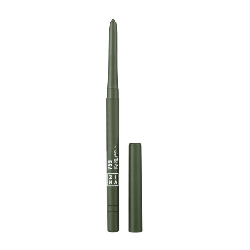 3INA The 24H Automatic Eye Pencil - Highly Pigmented Eyeliner Pencil - 24-Hour Wear Eye Makeup - Retractable with Built-In Sharpener - 759-0.011 oz