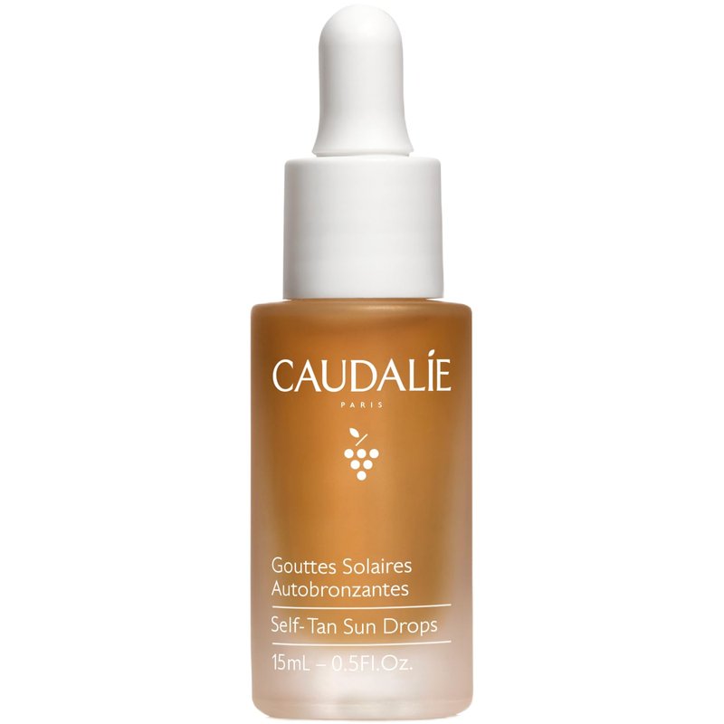 Caudalie Self-Tan Sun Drops - Hydrating Face Tanning Drops for Customizable Gradual Tan | 15 mL
