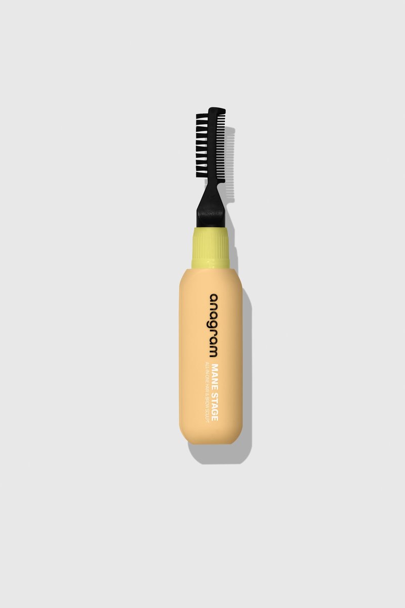anagram Mane Stage All-in-One Hair & Brow Sculpt, Clear, Gel, Flyaway Tamer, Brow Gel & Edge Control, Vegan & Cruelty-Free, 0.39 fl oz