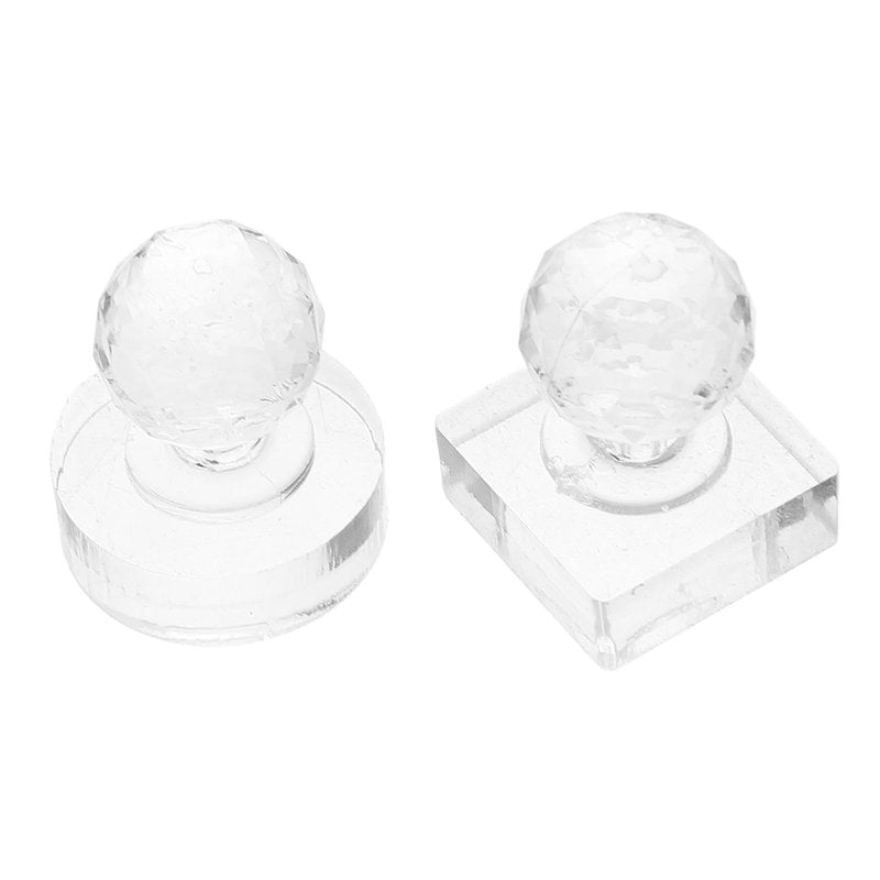 minkissy 2pcs Eyeshadow Pressing Tool Eyeshadow Stamper Blusher Pressing Stamp Eye Shadow Stamper Pressed Stamper Eye Shadow Palette Repairing Tool Highlighter Repair Tool