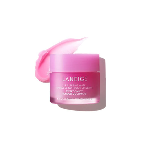 LANEIGE Lip Sleeping Mask: Hydrating & Nourishing Korean Overnight Lip Treatment Mask with Shea Butter, Vitamin C & Murumuru, Antioxidants For Flaky, Dry Lips | Korean Skin Care, Sweet Candy