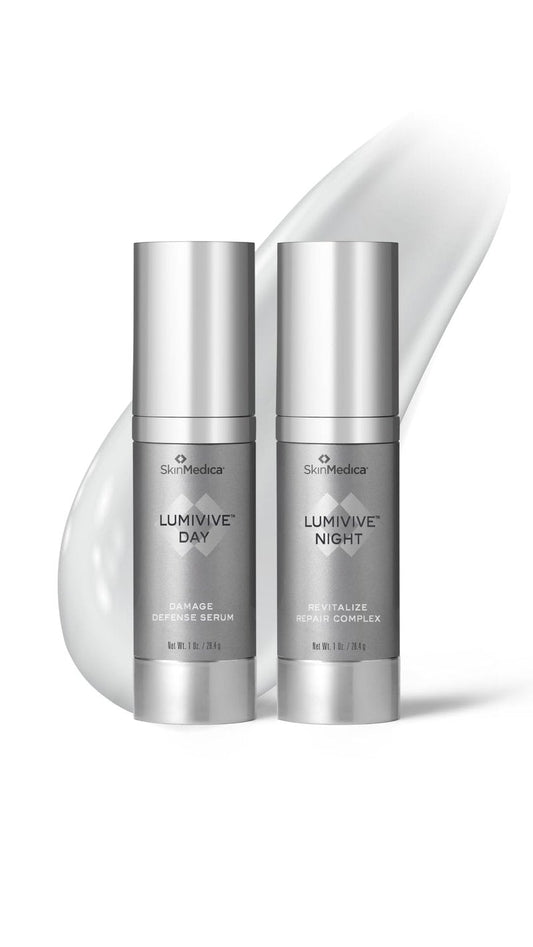SkinMedica Lumivive Day & Night System - Your Essential Serum Based, Age-Defying Skin Care Set for a Radiant Beauty Routine