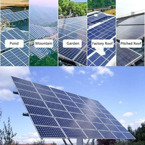 Telescopic Solar Panel Cleaning Rod with Electric Brush & Automatic Water Sprayer, 5.5M (18ft) Double Disc Roof Cleaning Tool - Battery Version for Easy Use
