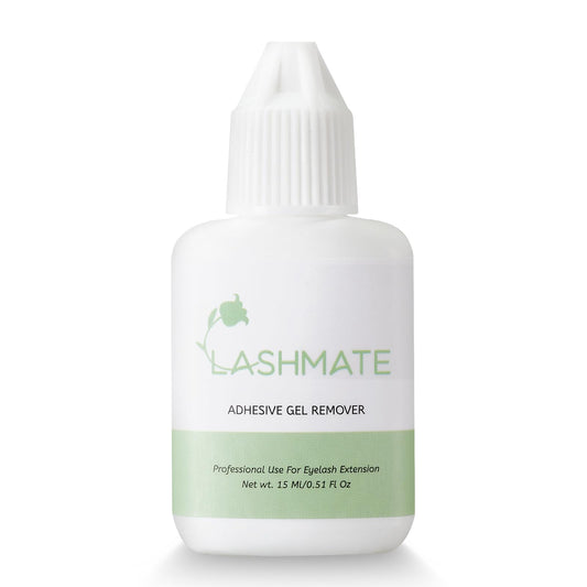 lashmate Eyelash Extension Remover, Makeup Lash Gel Remover Fast Action Dissolves Strong Glue with Low Odor, Gel Liquid Eyelash Remover for Sensitive Skin(15ml)