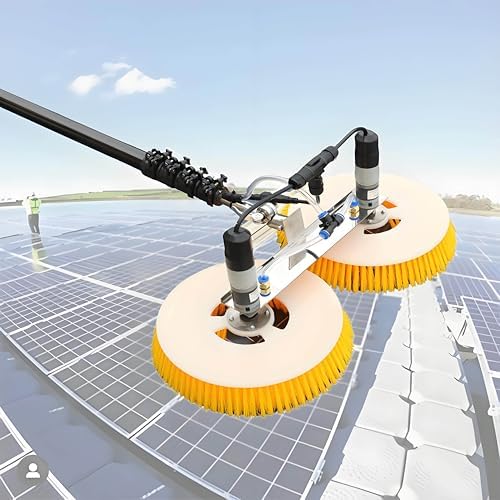 Professional Solar Panel Cleaning Brush Kit - Essential Photovoltaic Roof Cleaning Tool for Home & Commercial Use, Easy to Use, Durable, Effective Dirt Removal