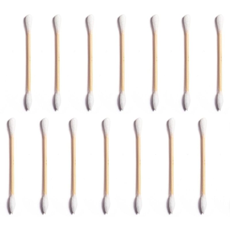 Clean Skin Club Clean Swabs | 6 Pack Total 3000 Count | One Pointed Tip | Biodegradable + Organic Cotton & Bamboo | Makeup & Nail Polish Touch-ups | Chlorine-Free & Hypoallergenic