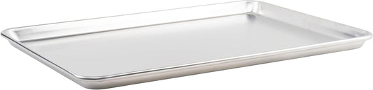 Winco Commercial-Grade Aluminum Sheet Pan - Durable 18 Gauge | 2/3 Size for Professional Baking