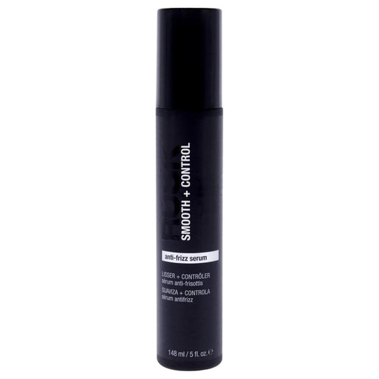 RUSK Anti-Frizz Serum, Smooth + Control, For Damp or Dry Hair, Smoothes and Prevents Frizz, 5 oz