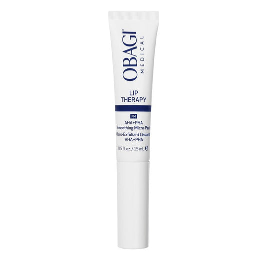 Obagi Lip Therapy AHA+PHA Smoothing Micro-Peel with Hyaluronic Acid – Overnight Mask Treatment Exfoliates, Plumps & Moisturizes Dry Lips for a Fuller, Smoother, More Youthful Appearance – .5 oz