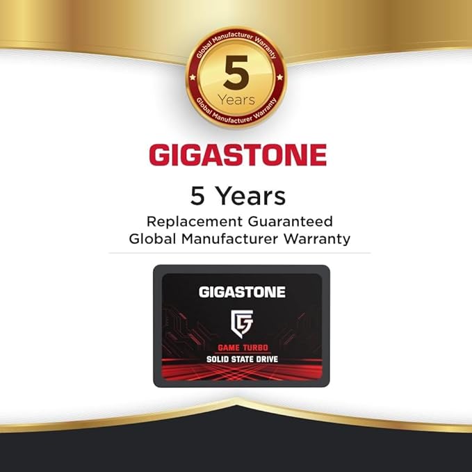 Gigastone Game Turbo SSD 128GB (20-Pack) Up to 500MB/s with SLC Caching Gaming/PC/Desktop/Laptop Upgrade SSD 5-Year Warranty 2.5" SATA Internal Disk Solid State Drives 2.5 inches SATA 3.0 Disk