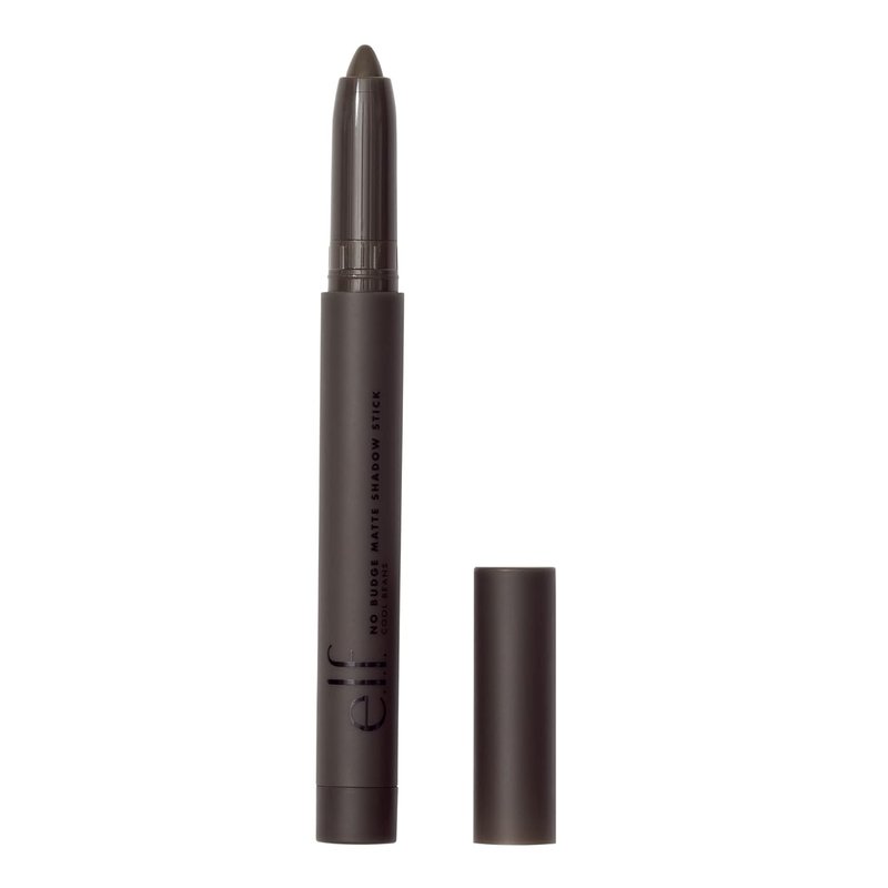 e.l.f. No Budge Matte Shadow Stick - Long-Wear Cream Eyeshadow | Vegan, Crease Resistant, Cool Beans