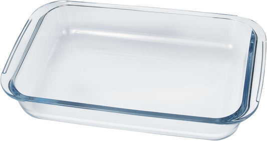 Regine Switzerland Small Glass Baking Dish - 1L Casserole Pan for Oven | 10x6 Size