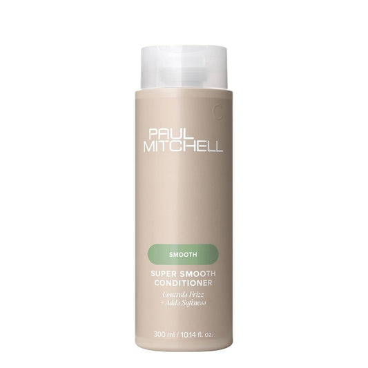 Paul Mitchell Super Smooth Conditioner, Controls Frizz, Adds Softness, For Frizzy Hair, 10 fl oz
