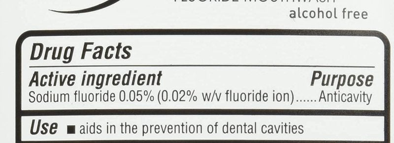 Act Anticavity Fluoride Mouthwash Mint 18 fl oz (Pack of 6)