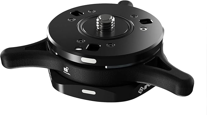 IFOOTAGE Quick Release Plate Seastar Q1S, Upgrade Camera Quick Connect Tripod Mount Compatible with Canon, Nikon, Sony DSLR Camcorder Video Photography, Ball Head,Tripod, Monopod, Slider etc