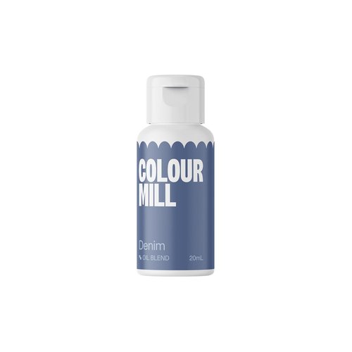 Colour Mill Oil-Based Food Coloring - Denim 20 Milliliters (0.68 Fl Oz) | Vibrant & Versatile