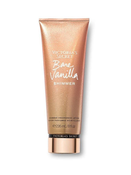Victoria's Secret Bare Vanilla Shimmer Mist & Lotion Set - Hydrating Body Care Gift Set