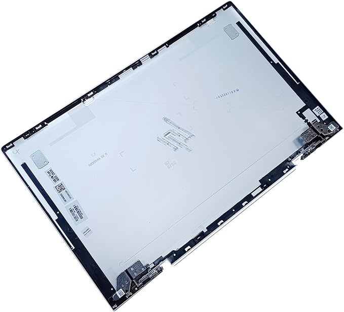 D-KXCPELE Replacement Laptop LCD Cover Back Rear Top Lid with Hinges for HP Envy X360 15-ED 15M-ED 15T-ED L93203-001 L93204-001 (Silver)