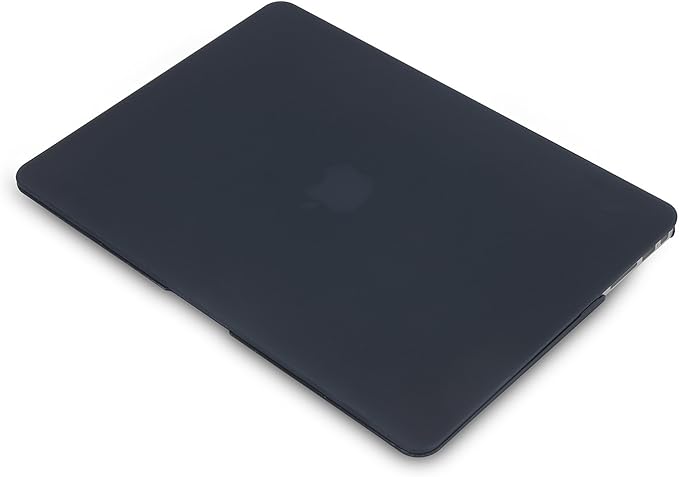 Crystal Black Case for MacBook Pro 13 inch M2 M1 A2338 A2289 A2251 A2159 A1989 A1706 2023-2016 Release with Touch ID, 6 in 1 Plastic Hard Shell&Keyboard Cover&Screen Protector&Webcam Cover