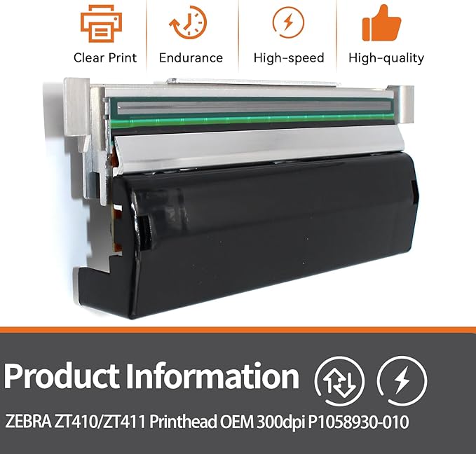 P1058930-010 New Printhead for Zebra ZT410 ZT411 Thermal Barcode Printer |High-Class-Replace| 300dpi
