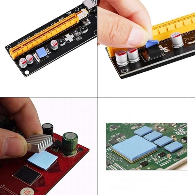 AIYUNNI Thermal Pad, 100x100x0.5mm Highly Efficient 6.0 W/mK, Insulated Heat Resistant Silicone Pad for IC SSD CPU GPU Heat Sink LED Cooling