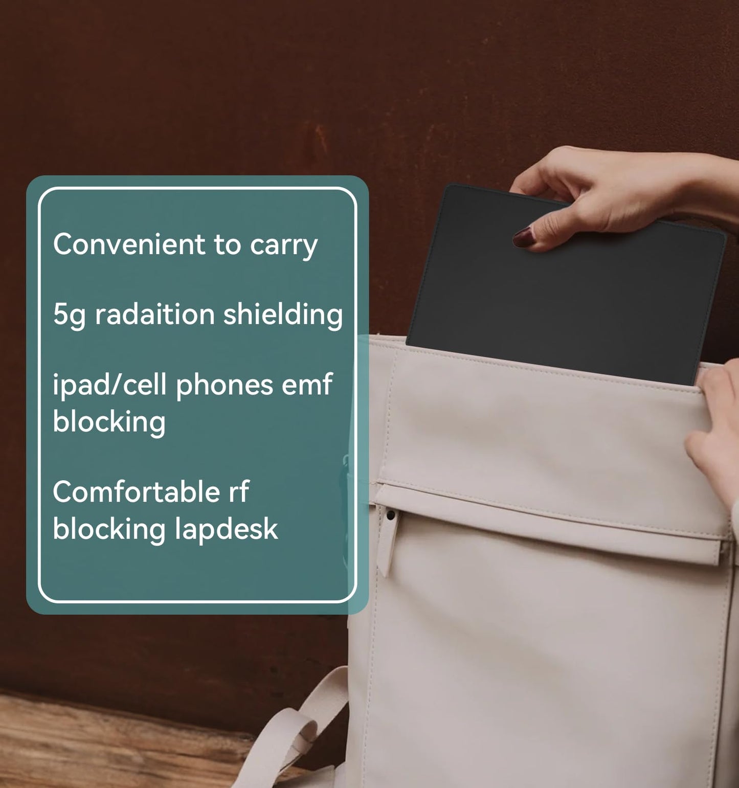 Ipad Protection Shield Pad, Radiation Protect & Heat Shield, for Ipad/Cell Phones Laptops, Tablets, Notebooks Laptop Pad (12"x7.8")