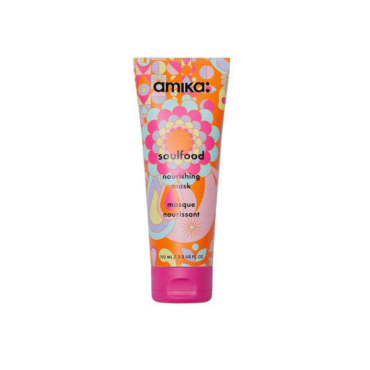 Amika Soulfood Nourishing Hair Mask - Deep Conditioning Treatment for Dry, Damaged Hair | 8.5 oz