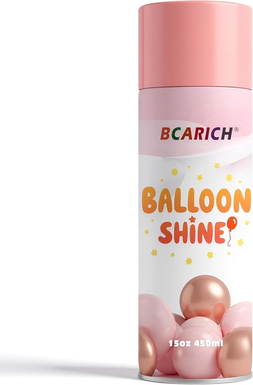 Balloon Shine Spray - 15oz High Shine Formula for Long-Lasting Latex & Foil Balloons | Waterproof & Instant Shine