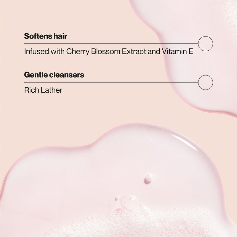 Suave Shampoo, Wild Cherry Blossom 6-Pack – Fragrant, Softening Formula with Vitamin E, 22.5 Oz Ea