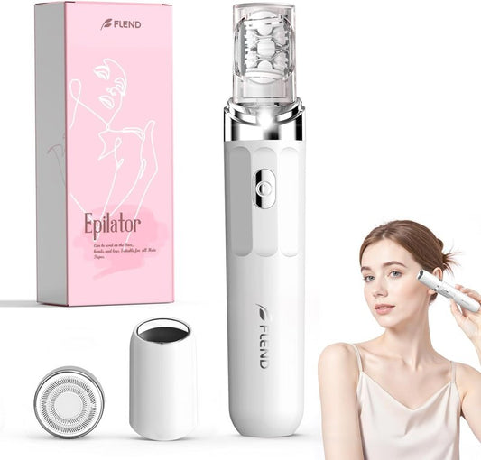 Epilator,2 in 1Epilator for Women Rechargeable,Womens Electric Shaver with LED Light,Rechargeable,Hair Removal for Women Legs/Face/Bikini/Arms,Smooth Epilator Trimmer Travel Kit Set Upgrade