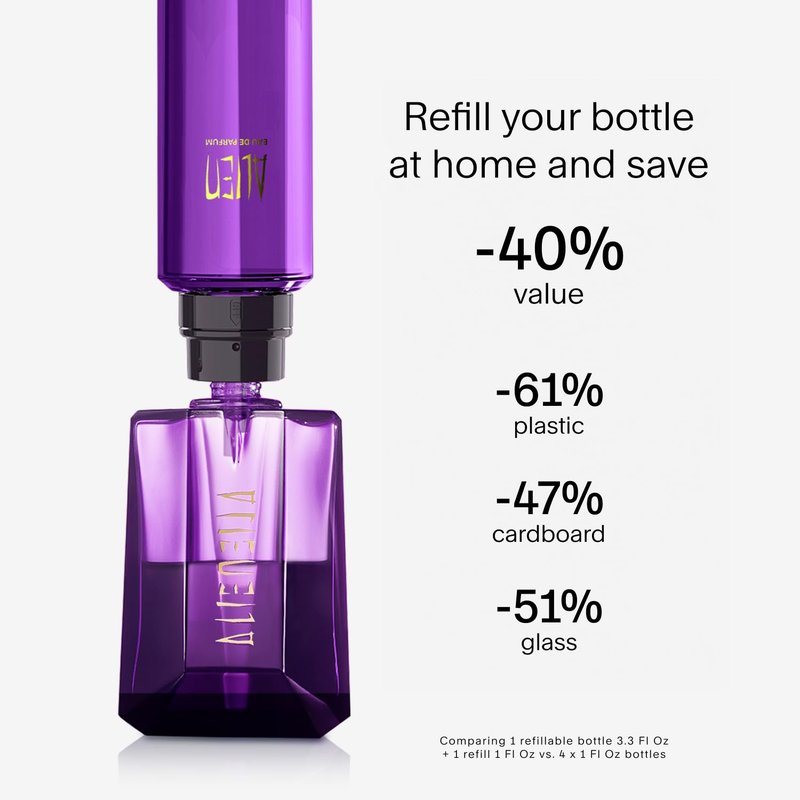 MUGLER Alien Eau de Parfum for Women | Floral & Woody Fragrance with Jasmine, Wood, Amber - Long-Lasting Scent