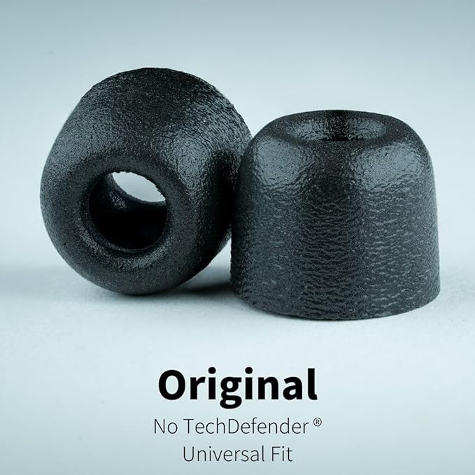 Comply 500 Core Series | Memory Foam Replacement IEM Ear Tips for KZ, Moondrop, FiiO Sennheiser & More | Superior Noise Isolation, Ultimate Comfort, Secure Fit | Black (S/M/L) (3 Pairs)