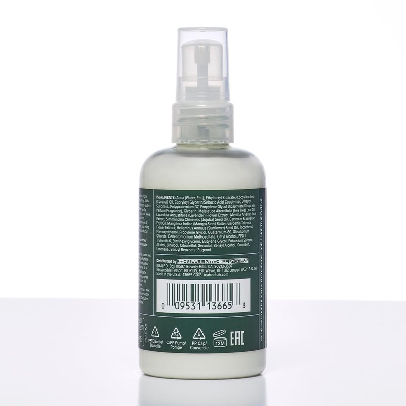 Tea Tree Lavender Mint Moisture Milk, Leave-In Conditioner, For Coarse, Curly + Dry Hair, 3.4 fl. oz.