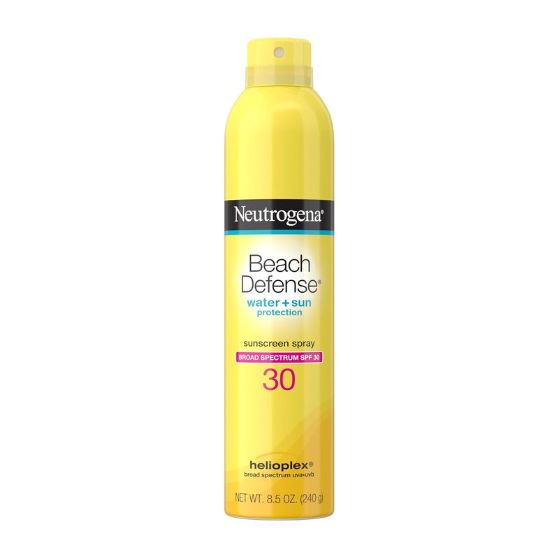 Neutrogena Beach Defense SPF 30 Sunscreen Spray - Lightweight, Fast Absorbing, Oxybenzone Free | 8.5 oz