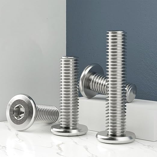 1/4-20 x 1 (25 Pack) Flat Head Hex Socket Cap Screws Bolts, 304 Stainless Steel 18-8, Hex Drive, Bright Finish, Fully Machine Thread