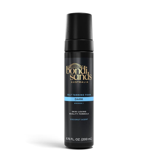 Bondi Sands Dark Self Tanning Foam | Lightweight, Self-Tanner Foam Enriched with Aloe Vera and Coconut Provides an Even, Streak-Free Tan | 6.76 oz/200 mL