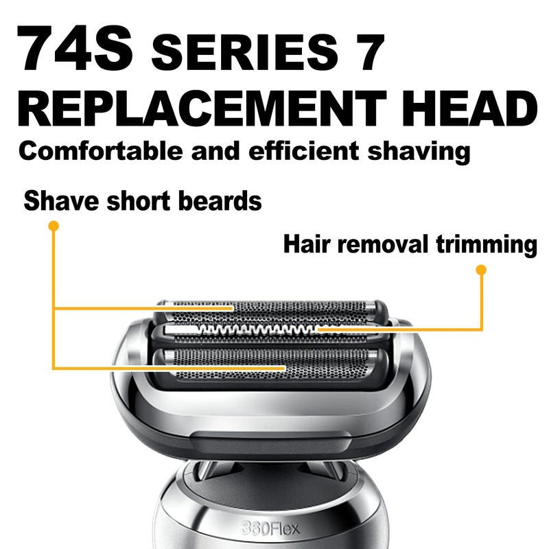 Braun Series 7 Electric Shaver Replacement Head - Compatible with 7120s, 7125s, 7127cs, 7171cc, 7175cc, 7185cc, 7189cc