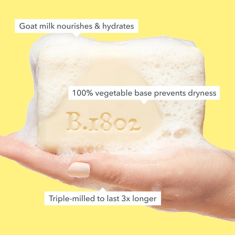 Beekman 1802 Bar Soap - Moisturizing Goat Milk Soap for Soft Skin | 8 oz Natural Cleanser