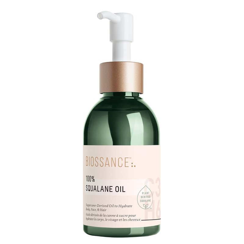 Biossance 100% Squalane Oil - Vegan Hydrating Face & Body Oil | Fast-Absorbing Moisturizer, 3.3 oz