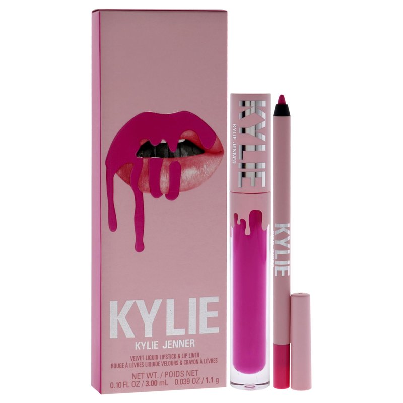 Velvet Lip Kit - 306 Say No More by Kylie Cosmetics for Women - 2 Pc 0.10 oz Velvet Liquid Lipstick, 0.03 oz Lip Liner