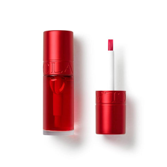 Clarins Water Lip Stain | Buildable Matte Finish | Kiss Proof, Transfer-Proof, Lightweight and Long Lasting | Contains Hyaluronic Acid | 0.2 Fluid Ounces, 03 Red Water