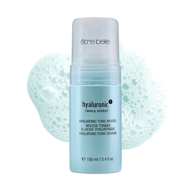 Ãªtre belle Hyaluronic Triple Effect Tonic Mousse, Skin Care for Women, Hydrating Toner Foam, Made with Hyaluronic Acid, Witch Hazel & Kiwi Extract for All Skin Types, 100 mL
