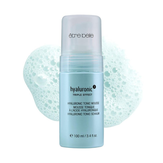 Ãªtre belle Hyaluronic Triple Effect Tonic Mousse, Skin Care for Women, Hydrating Toner Foam, Made with Hyaluronic Acid, Witch Hazel & Kiwi Extract for All Skin Types, 100 mL